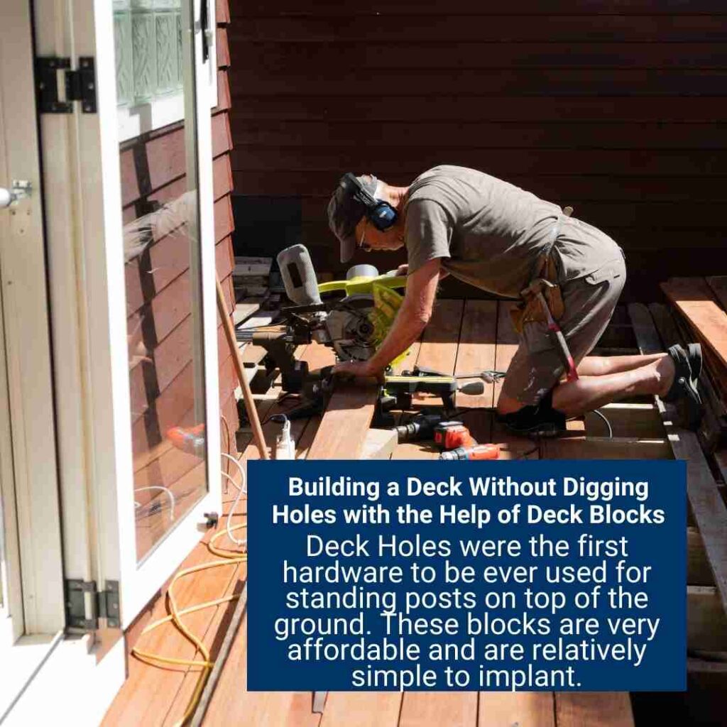 Building a Deck Without Digging Holes with the Help of Deck Blocks