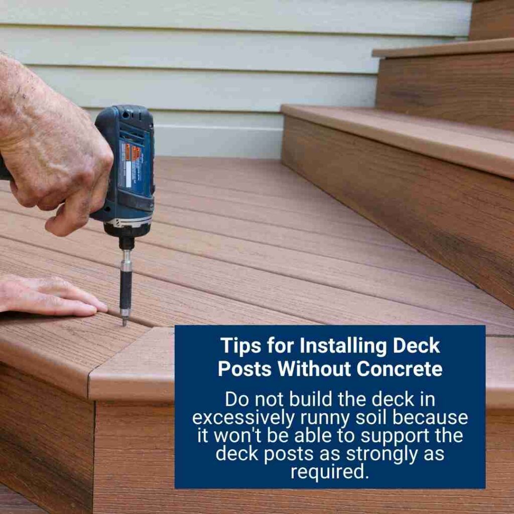 Tips for Installing Deck Posts Without Concrete