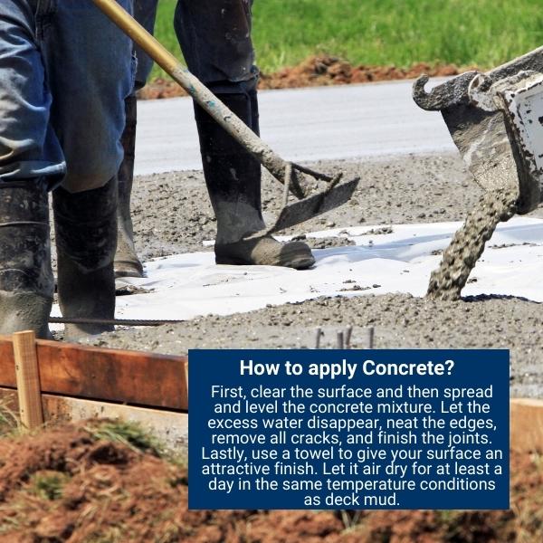 Application of Concrete