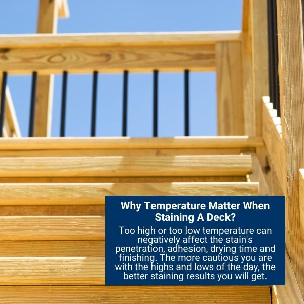 Does Temperature Matter When Staining A Deck
