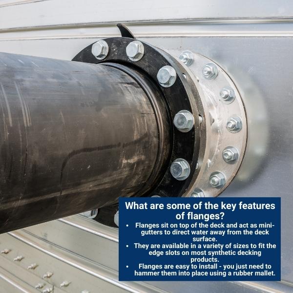 What are some of the key features of flanges?